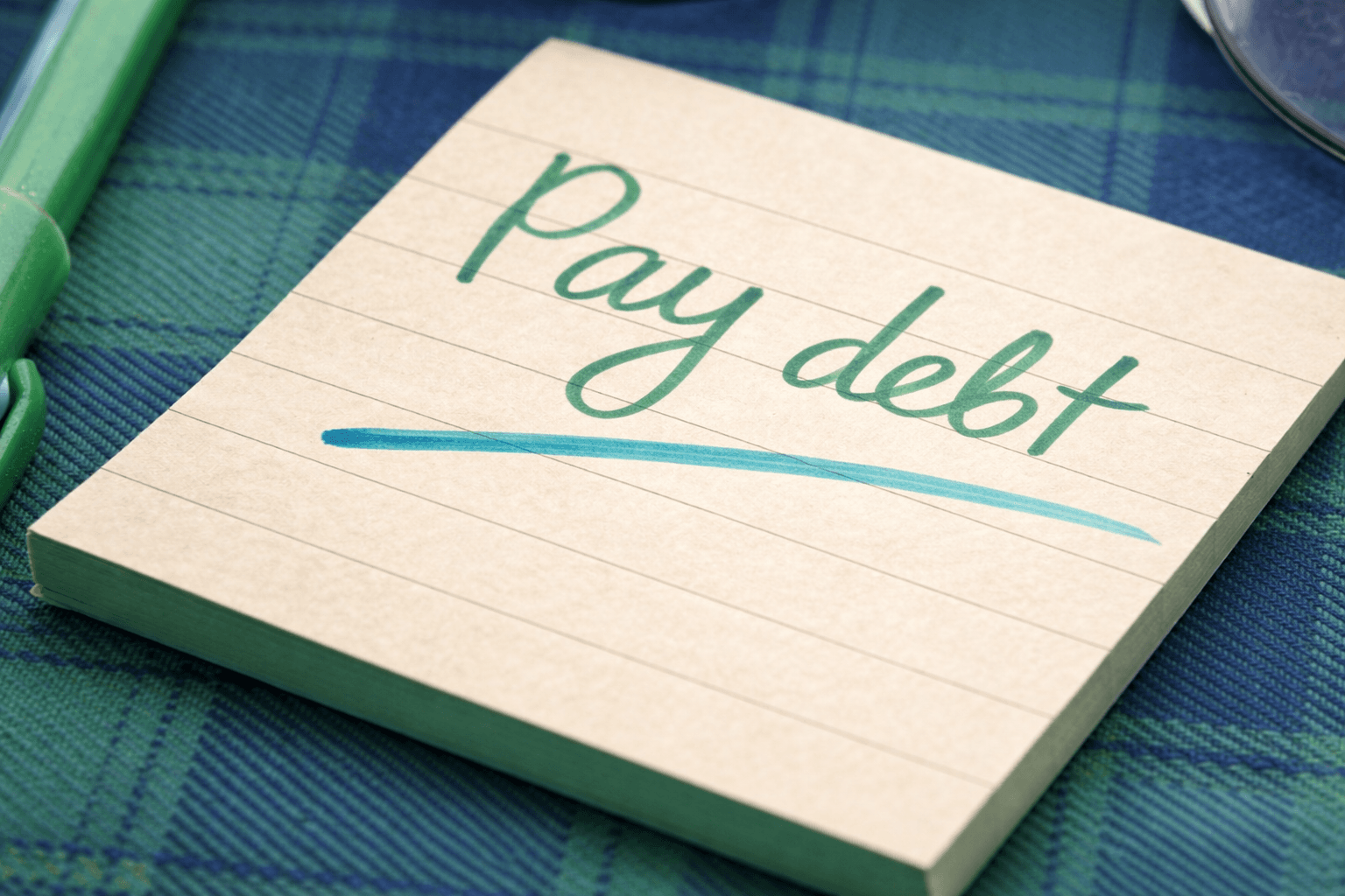 Pay Debt Note